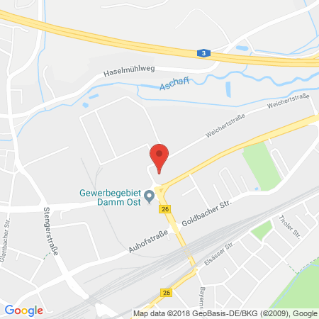 Standort der Tankstelle: ARAL Tankstelle in 63741, Aschaffenburg