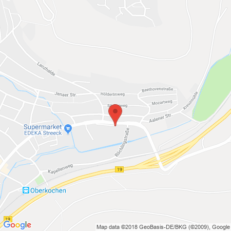 Position der Autogas-Tankstelle: Karl + E. Balle Gbr in 73447, Oberkochen