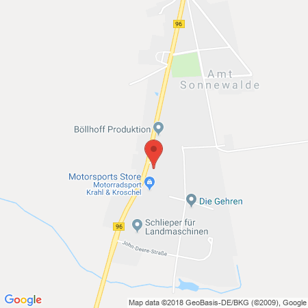 Position der Autogas-Tankstelle: Sonnewalde, Finsterwalder Str. 29c in 03249, Sonnewalde