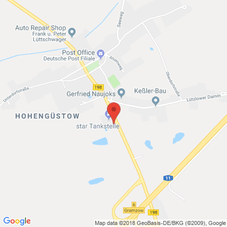 Standort der Tankstelle: STAR Tankstelle in 17291, Uckerfelde