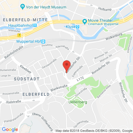 Standort der Tankstelle: STAR Tankstelle in 42119, Wuppertal
