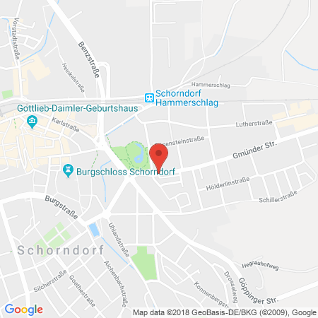 Standort der Autogas Tankstelle: Autogas Karl Seybold GmbH in 73614, Schorndorf