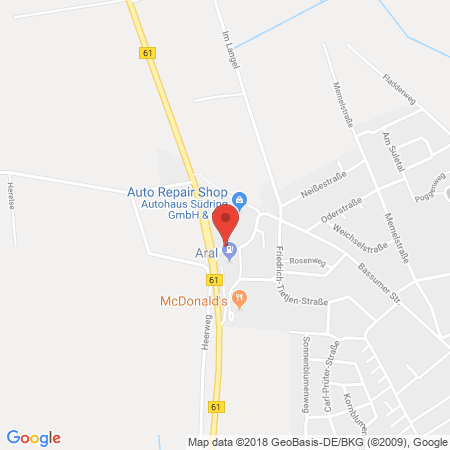 Position der Autogas-Tankstelle: Star Tankstelle in 27232, Sulingen