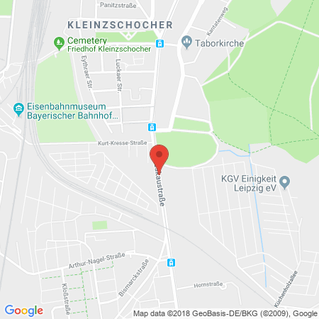 Position der Autogas-Tankstelle: JET Tankstelle in 04249, Leipzig