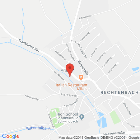 Position der Autogas-Tankstelle: Aral Tankstelle in 35625, Hüttenberg