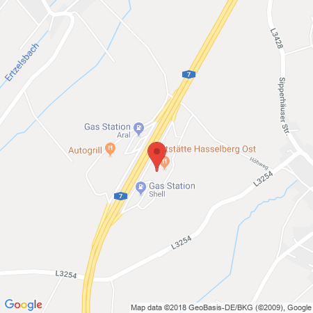 Position der Autogas-Tankstelle: Shell Tankstelle in 34593, Knuellwald