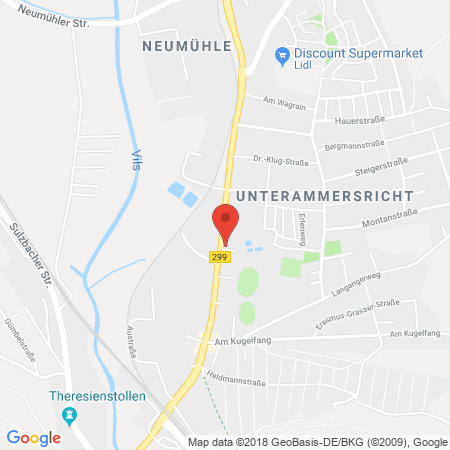 Standort der Tankstelle: JET Tankstelle in 92224, AMBERG