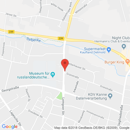 Standort der Tankstelle: JET Tankstelle in 32756, DETMOLD