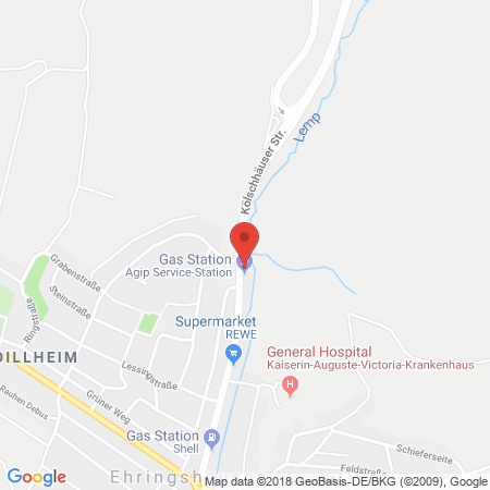 Standort der Tankstelle: Agip Tankstelle in 35630, Ehringshausen