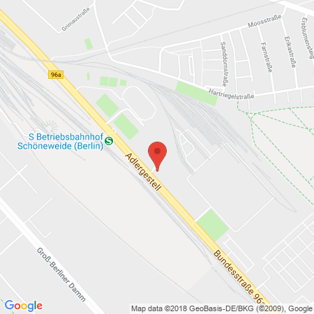 Position der Autogas-Tankstelle: Star Tankstelle in 12439, Berlin