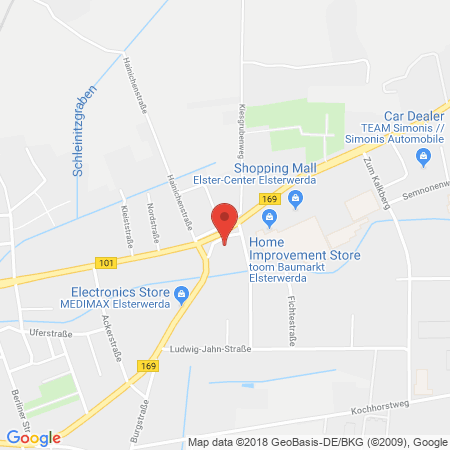 Position der Autogas-Tankstelle: Tankcenter Elsterwerda in 04910, Elsterwerda
