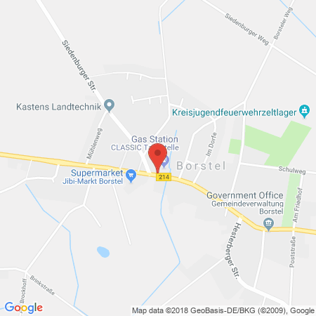 Standort der Tankstelle: CLASSIC Tankstelle in 27246, Borstel