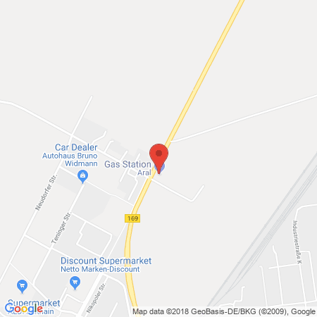 Position der Autogas-Tankstelle: Aral Tankstelle in 01619, Zeithain