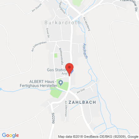 Standort der Tankstelle: ARAL Tankstelle in 97705, Burkardroth