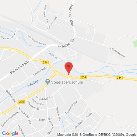 Position der Autogas-Tankstelle: Oil! Tank Und Go Automatentankstelle Lauterbach in 36341, Lauterbach