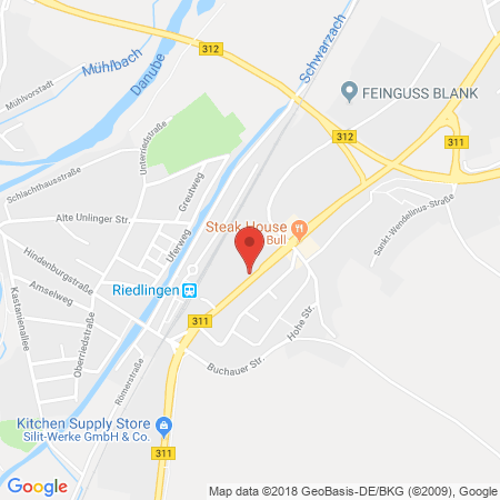 Standort der Tankstelle: AVIA Tankstelle in 88499, Riedlingen