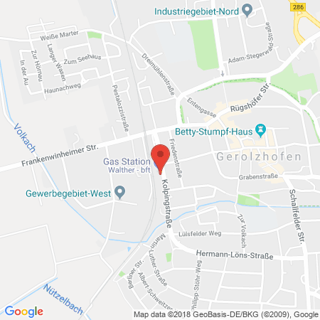 Standort der Tankstelle: bft - Walther Tankstelle in 97447, Gerolzhofen