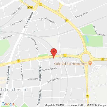 Standort der Tankstelle: T Tankstelle in 31135, Hildesheim