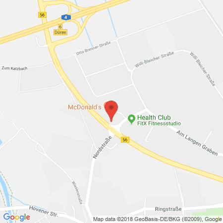 Position der Autogas-Tankstelle: Shell Tankstelle in 52353, Dueren