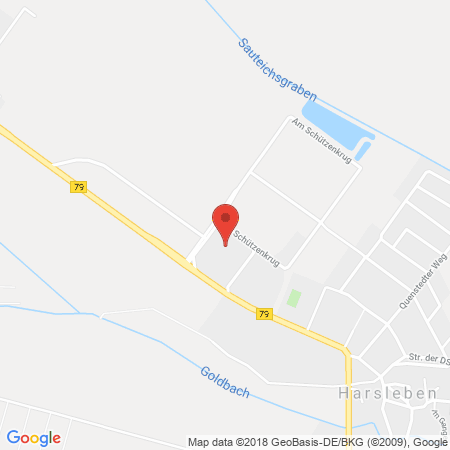 Position der Autogas-Tankstelle: Greenline Harsleben in 38829, Harsleben