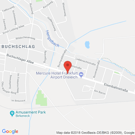 Position der Autogas-Tankstelle: Tankcenter Dreieich in 63303, Dreieich