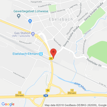 Position der Autogas-Tankstelle: Trend Tank Gmbh in 97500, Ebelsbach
