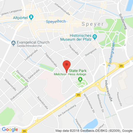 Position der Autogas-Tankstelle: Tankcenter Speyer in 67346, Speyer
