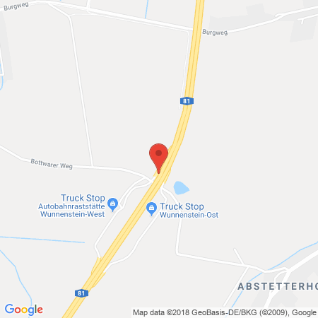 Standort der Tankstelle: TotalEnergies Tankstelle in 74360, Ilsfeld