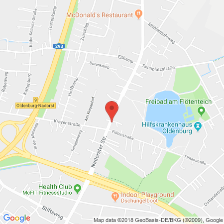 Standort der Tankstelle: ARAL Tankstelle in 26125, Oldenburg