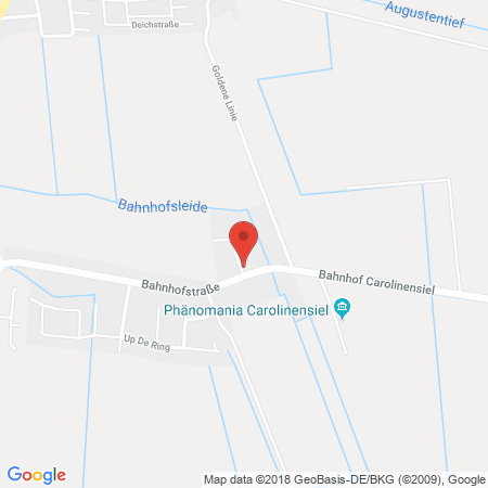 Position der Autogas-Tankstelle: Carolinensiel in 26409, Carolinensiel