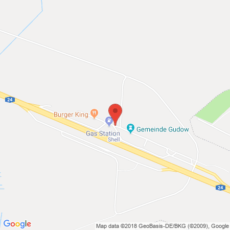 Position der Autogas-Tankstelle: Shell Tankstelle in 23899, Gudow