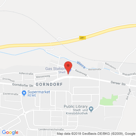 Standort der Tankstelle: Shell Tankstelle in 07318, Saalfeld