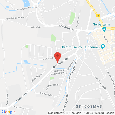 Standort der Tankstelle: Agip Tankstelle in 87600, Kaufbeuren