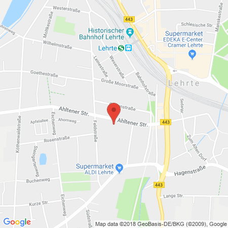 Position der Autogas-Tankstelle: Bft Tankstelle in 31275, Lehrte 