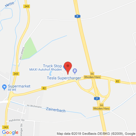 Position der Autogas-Tankstelle: Esso Tankstelle in 38723, Seesen
