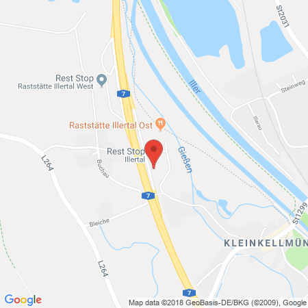 Position der Autogas-Tankstelle: Shell Tankstelle in 88451, Dettingen/iller