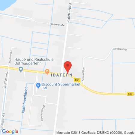 Standort der Tankstelle: ARAL Tankstelle in 26842, Ostrhauderfehn