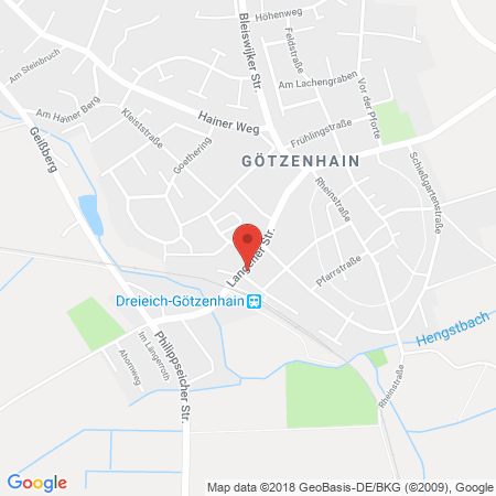 Position der Autogas-Tankstelle: Calpam Tankstelle in 63303, Dreieich