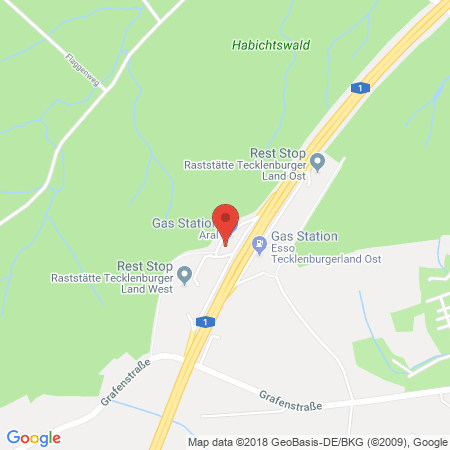 Standort der Tankstelle: Aral Tankstelle, Bat Tecklenburger Land West in 49545, Tecklenburg