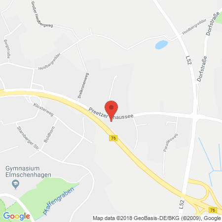 Position der Autogas-Tankstelle: Shell Tankstelle in 24222, Schwentinental