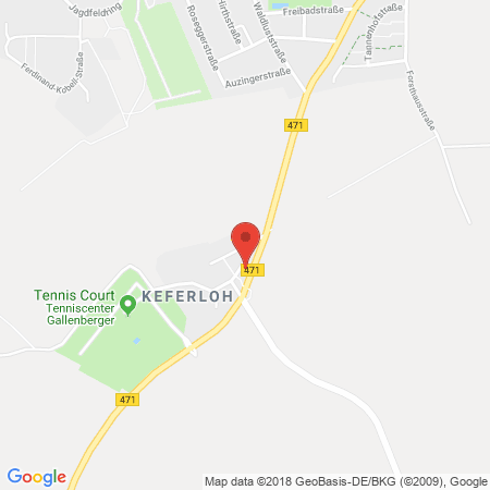 Position der Autogas-Tankstelle: Sued-treibstoff in 85630, Keferloh