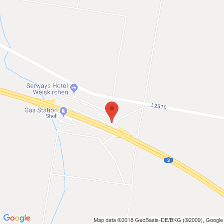 Position der Autogas-Tankstelle: Shell Tankstelle in 63110, Rodgau