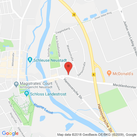 Position der Autogas-Tankstelle: T  Neustadt Rbg in 31535, Neustadt Rbg