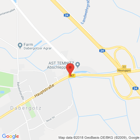 Standort der Autogas Tankstelle: AST Abschlepp- und Servicedienst GmbH in 16818, Dabergotz