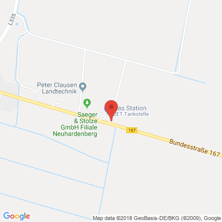 Position der Autogas-Tankstelle: JET Tankstelle in 15320, Neuhardenberg