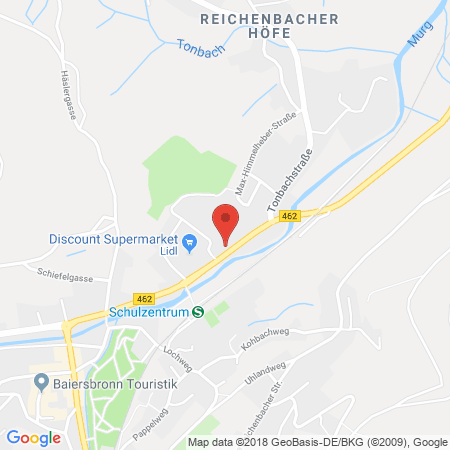 Standort der Tankstelle: ARAL Tankstelle in 72270, Baiersbronn