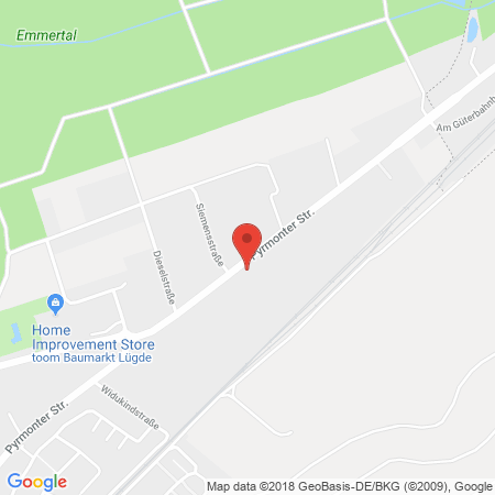 Standort der Tankstelle: Tankpoint Tankstelle in 32676, Lügde