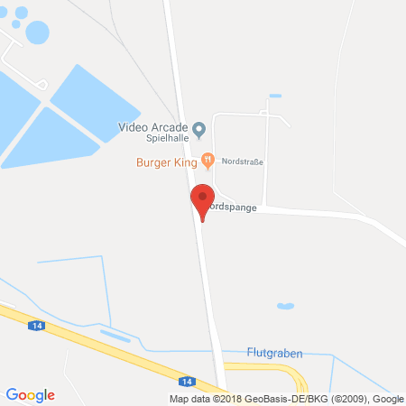 Position der Autogas-Tankstelle: Aral Tankstelle in 06420, Könnern