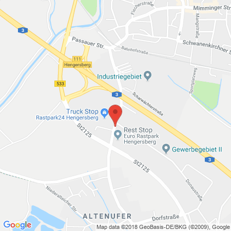 Standort der Autogas Tankstelle: Agip Trucker Station (Autohof) in 94491, Hengersberg