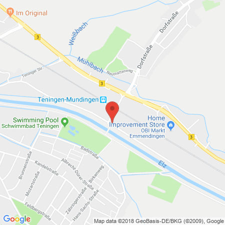 Standort der Tankstelle: TANKHOF GRÜN Tankstelle in 79312, Emmendingen